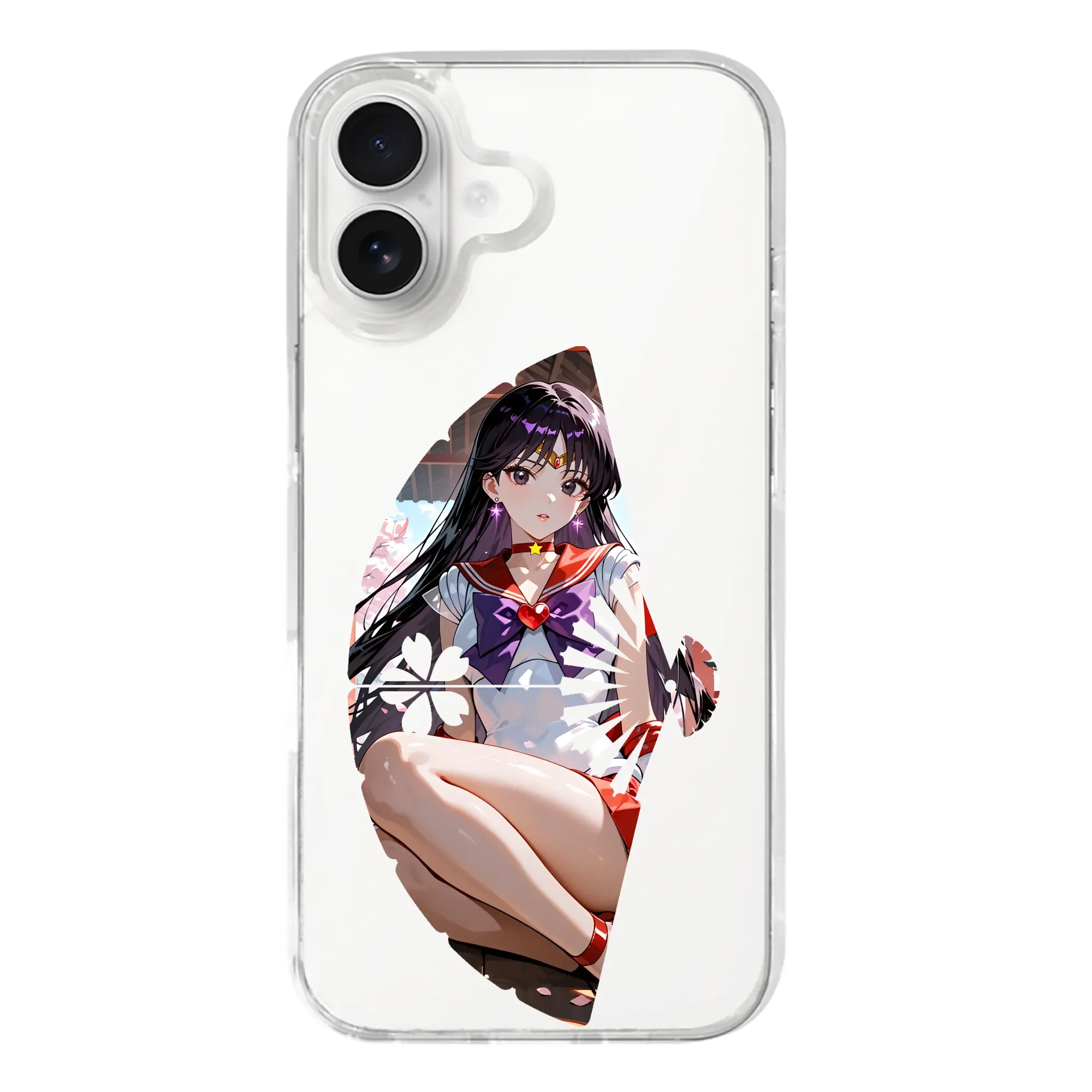 美少女戦士セーラームーン グッズ 火野 レイ - iPhone 17シリーズ 透明スマホケース – 薄型・耐衝撃・精密フィット保護カバー